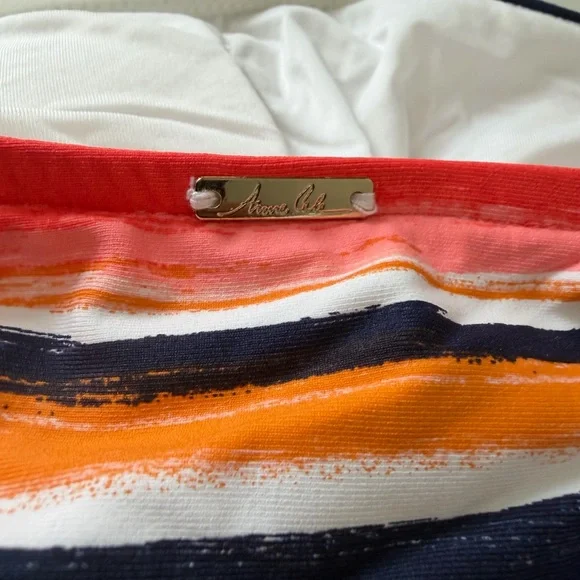 Anne Cole Multicolor Striped Strapless One-Piece Swimsuit - Picture 5 of 6